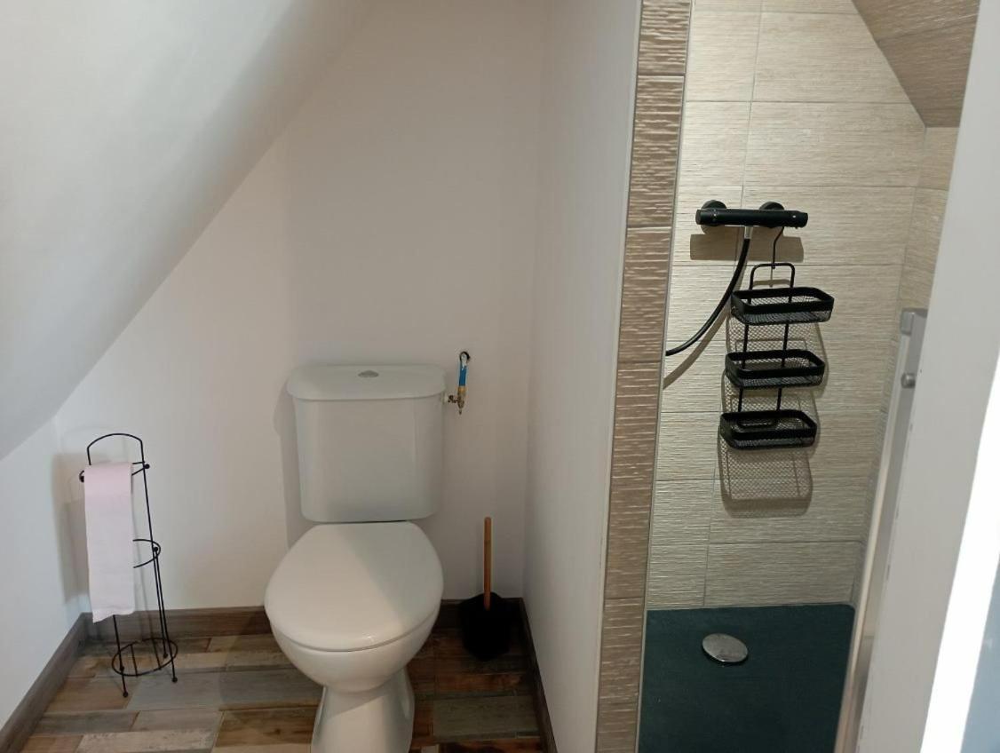 Pleubian Gite Avec Son Bain Nordique Privatif Au Feu De Bois מראה חיצוני תמונה